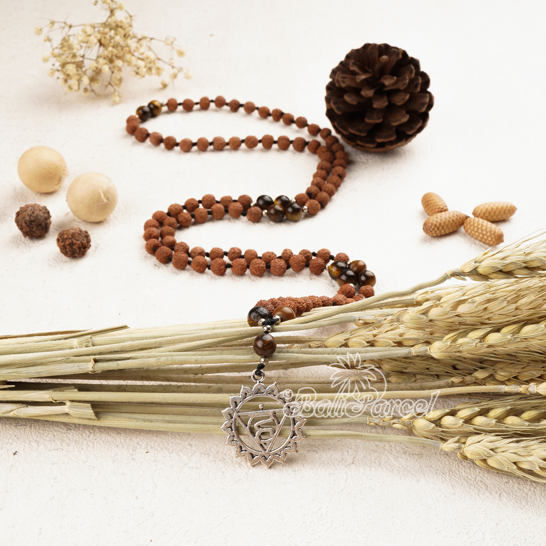 Rudraksha Mala Necklace