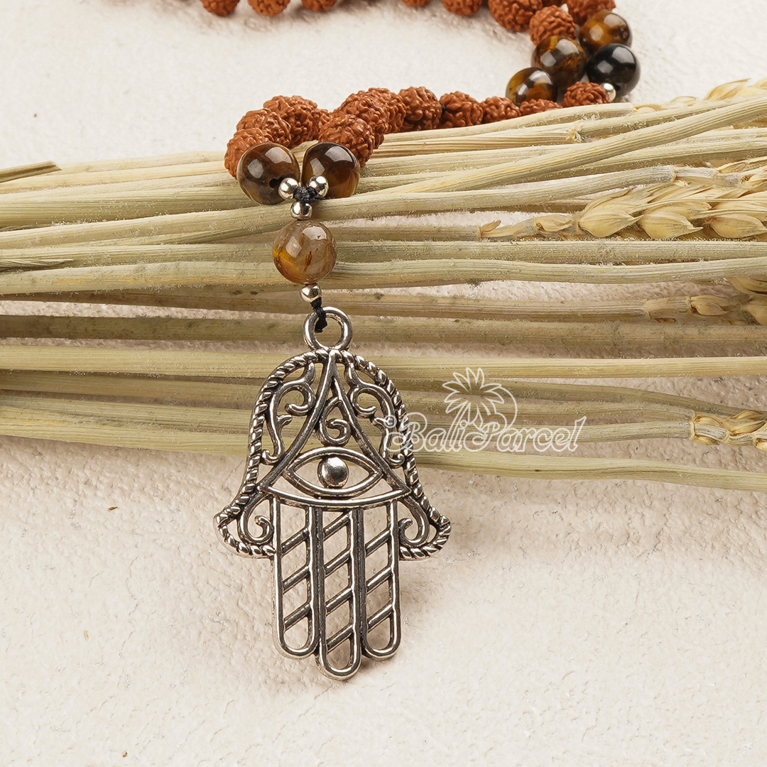 Rudraksha Mala Necklace