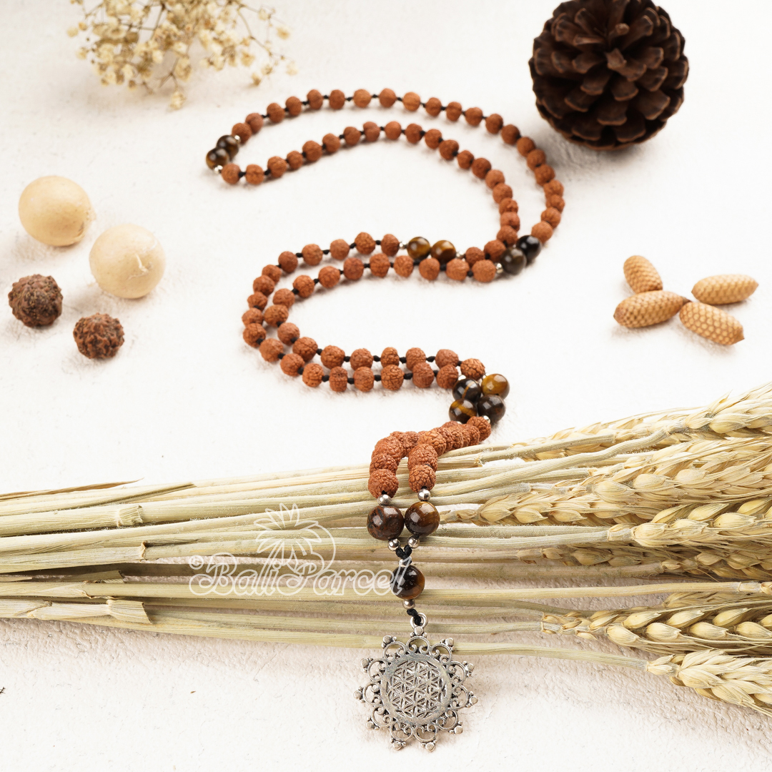 Rudraksha Mala Necklace
