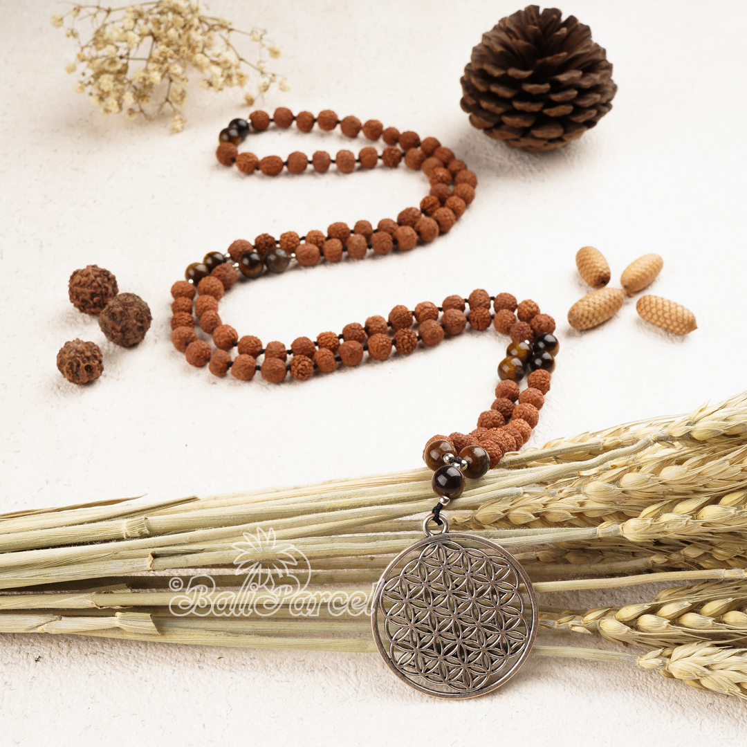 Rudraksha Mala Necklace