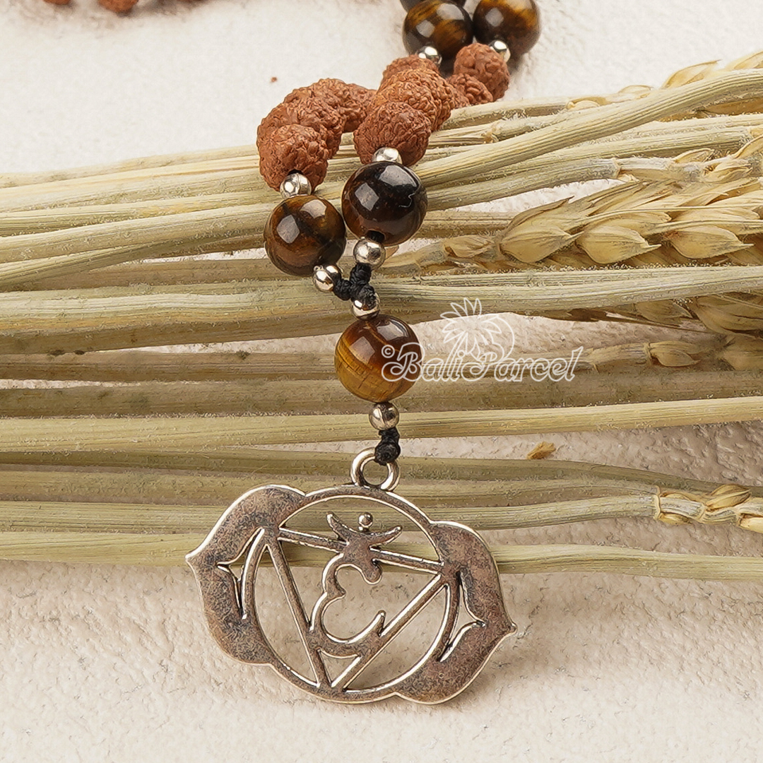 Rudraksha Mala Necklace