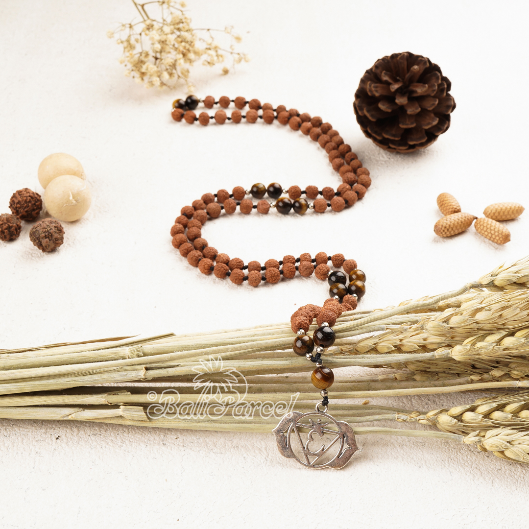 Rudraksha Mala Necklace
