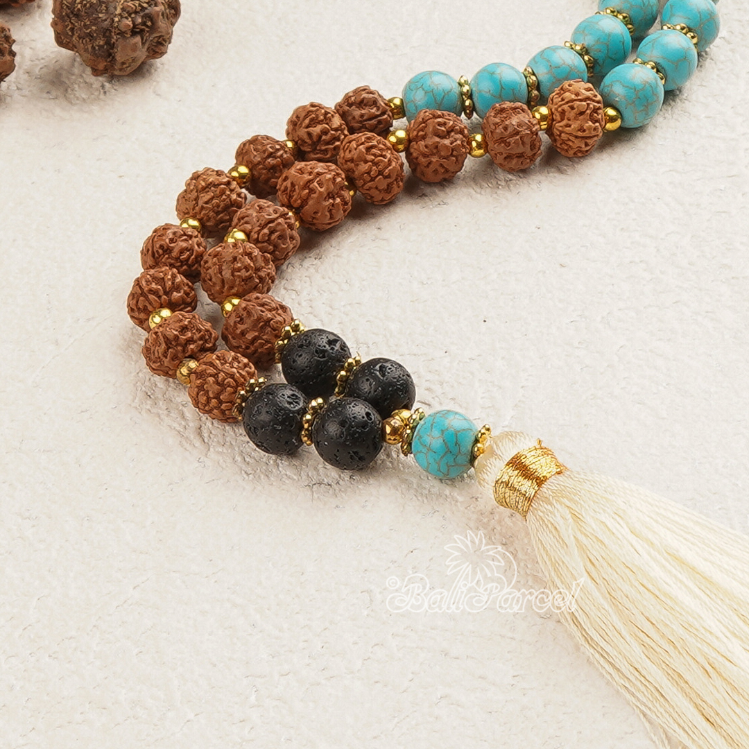 Rudraksha Mala Necklace