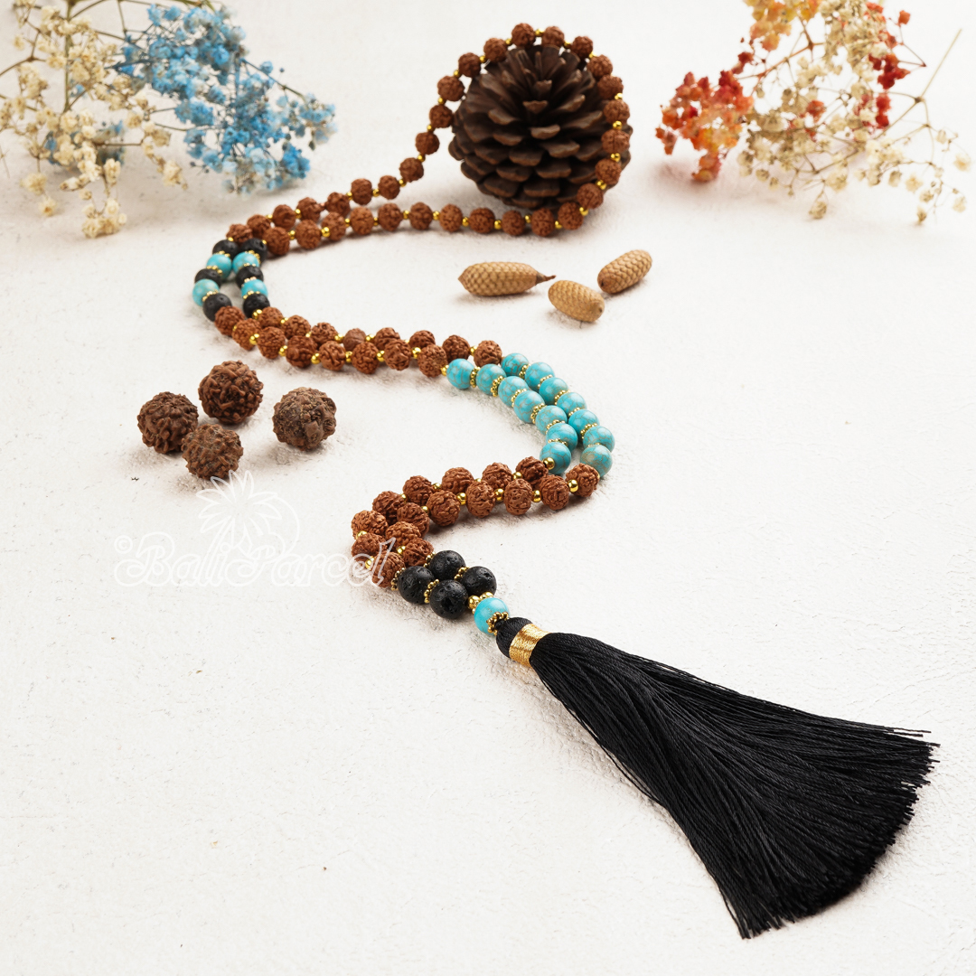 Rudraksha Mala Necklace
