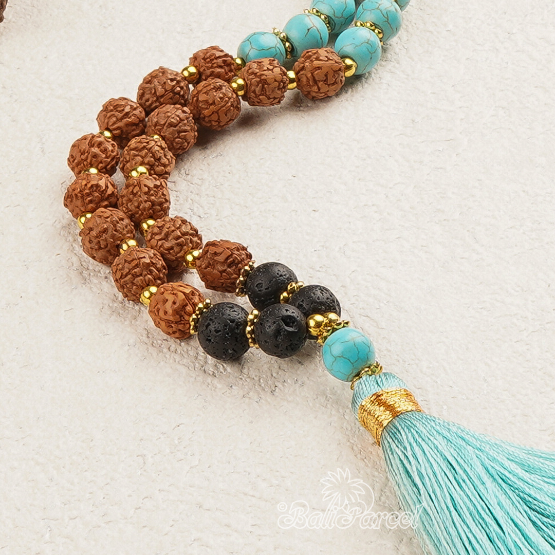 Rudraksha Mala Necklace