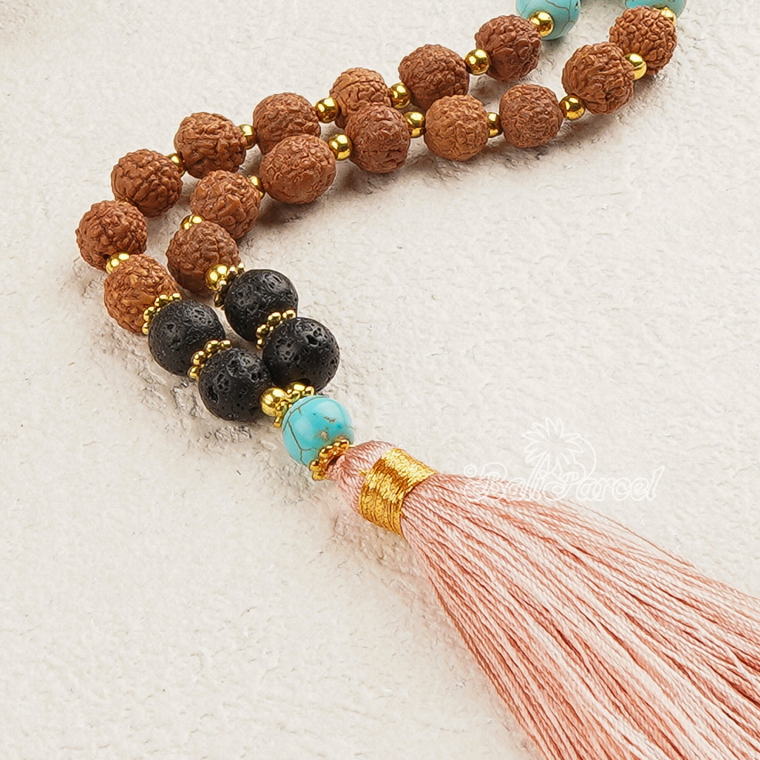 Rudraksha Mala Necklace