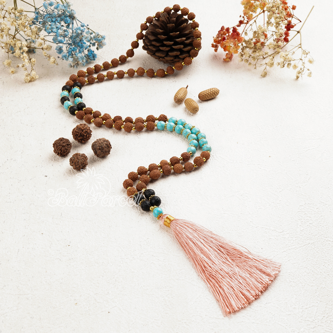 Rudraksha Mala Necklace