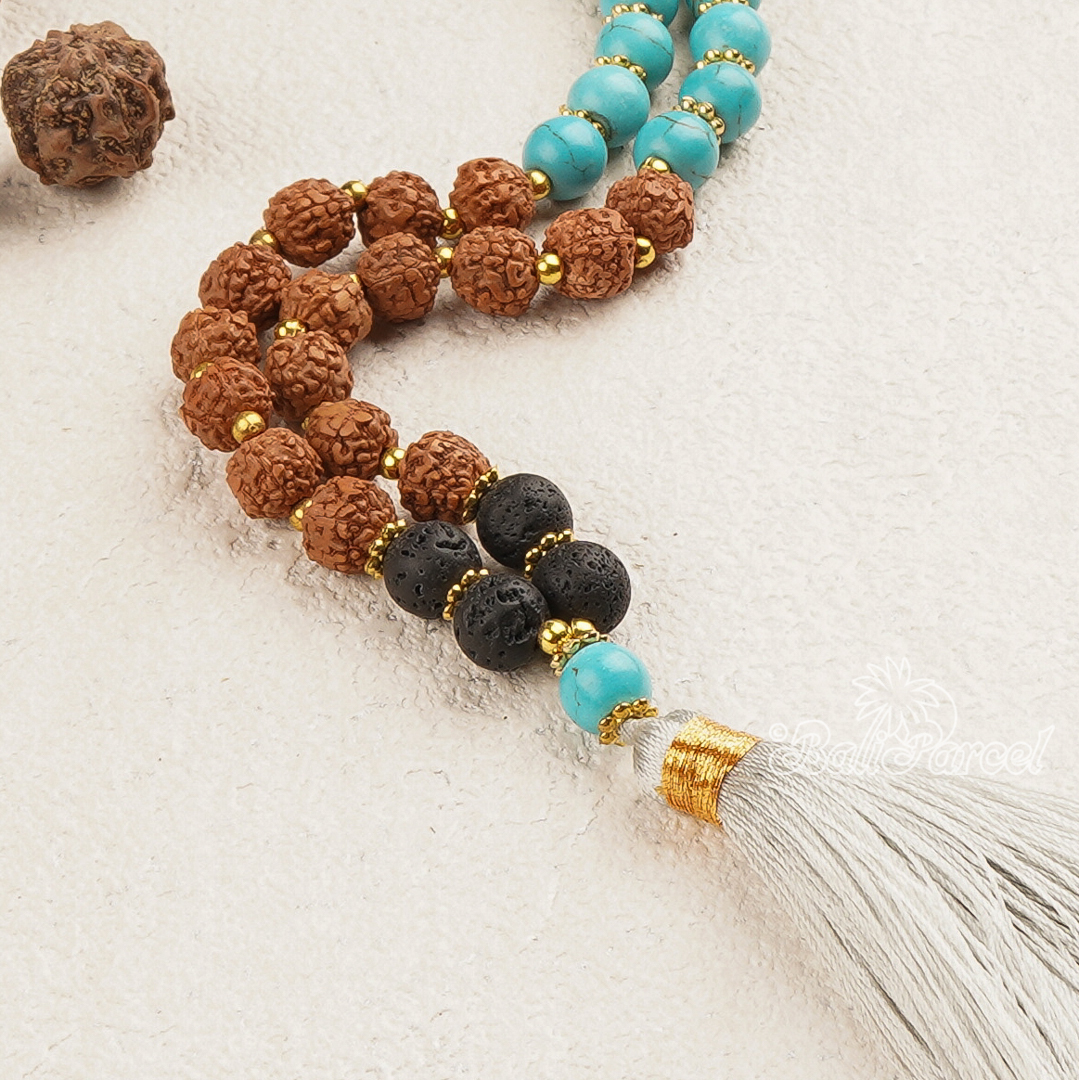 Rudraksha Mala Necklace