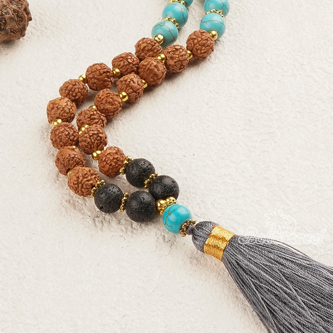 Rudraksha Mala Necklace
