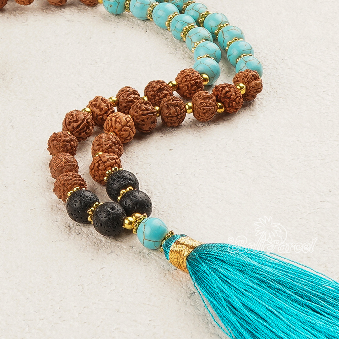 Rudraksha Mala Necklace