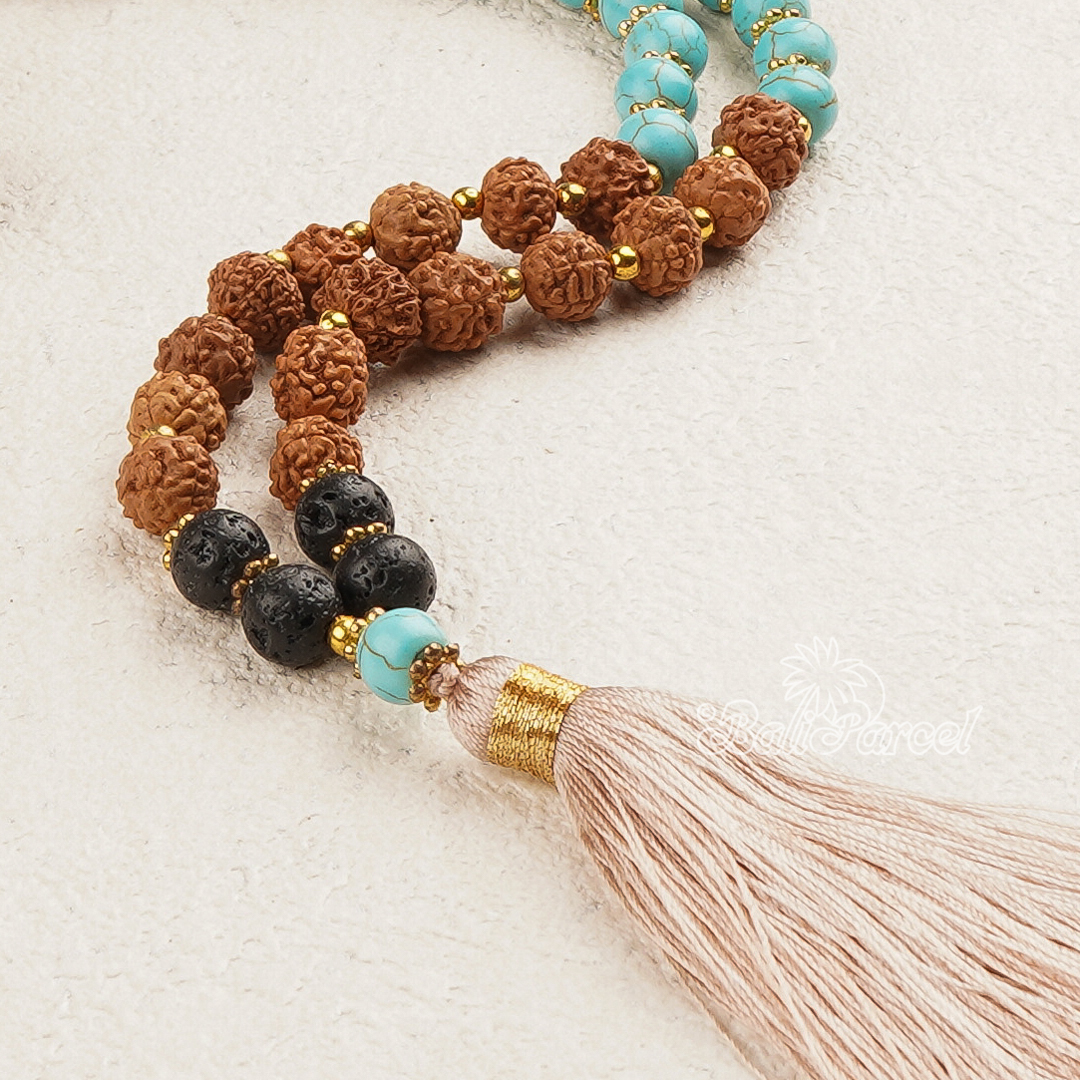 Rudraksha Mala Necklace