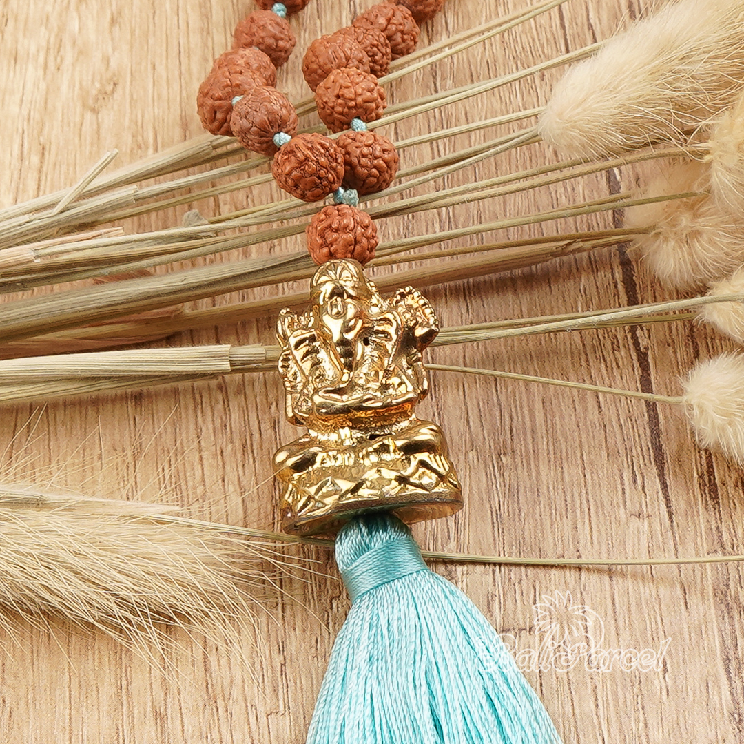Ganesh Rudraksha Mala Necklace