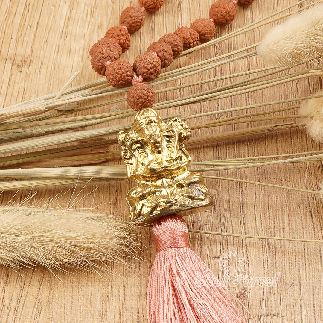 Ganesh Rudraksha Mala Necklace