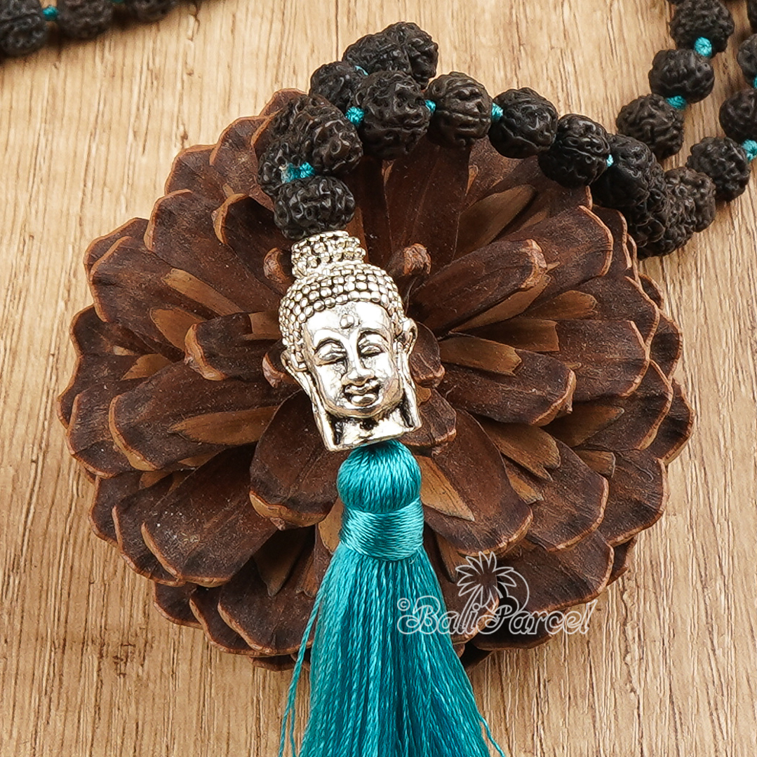 Buddha Rudraksha Mala Necklace