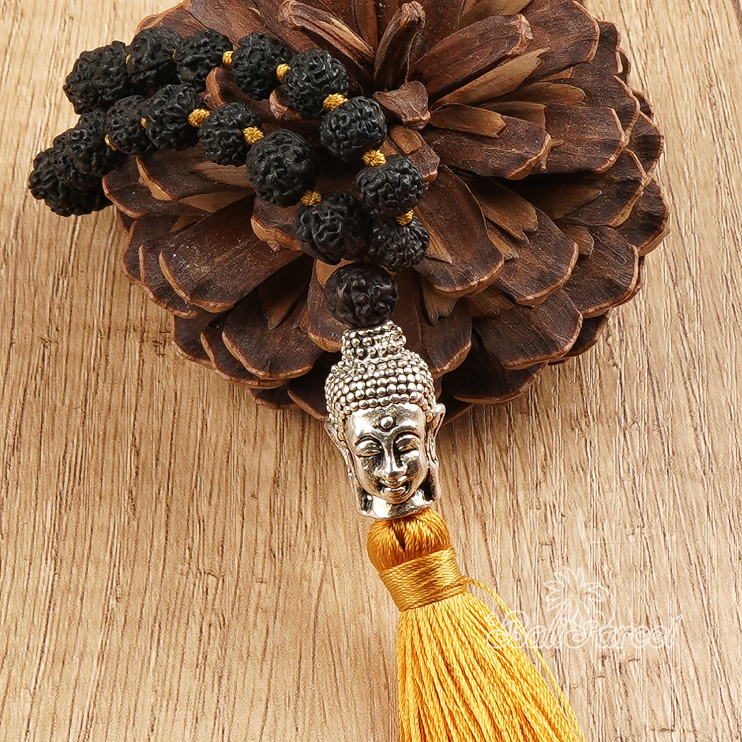 Buddha Rudraksha Mala Necklace