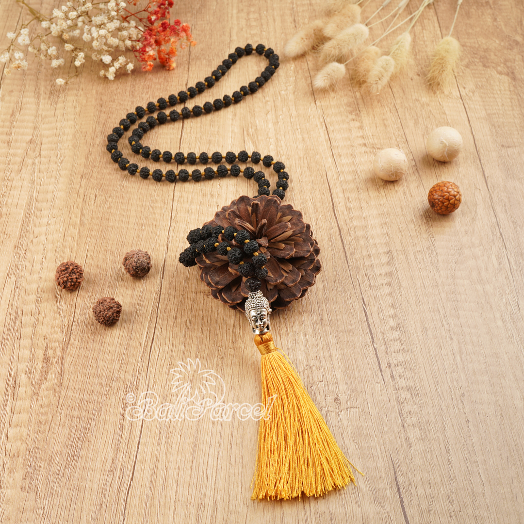 Buddha Rudraksha Mala Necklace