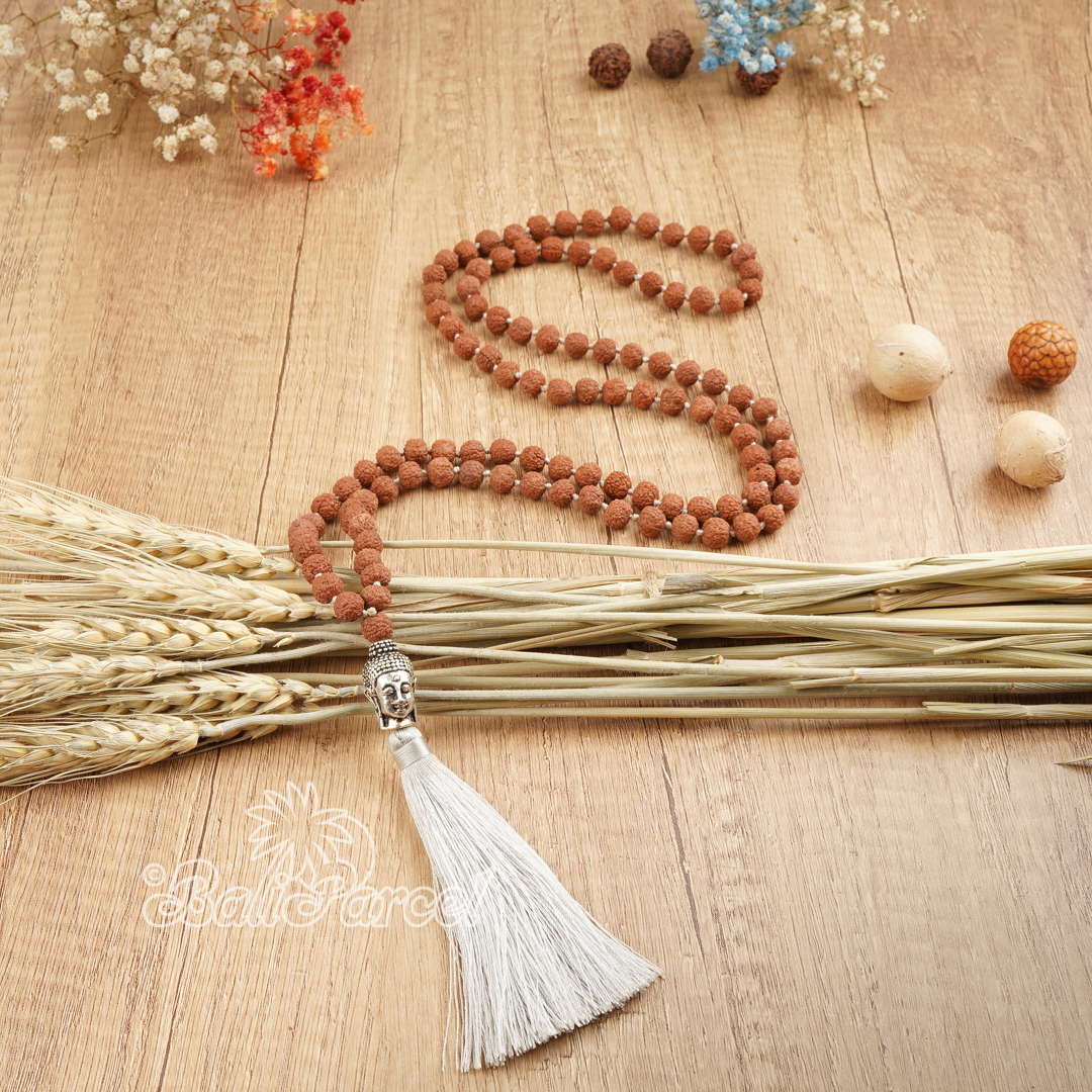 Buddha Rudraksha Mala Necklace