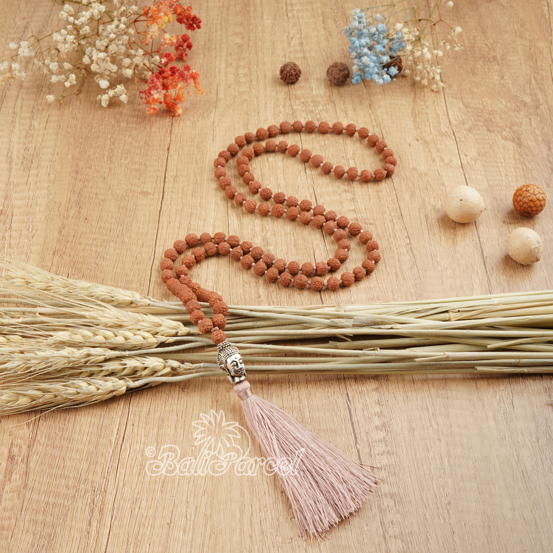 Buddha Rudraksha Mala Necklace