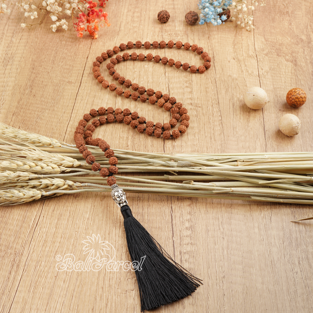 Buddha Rudraksha Mala Necklace