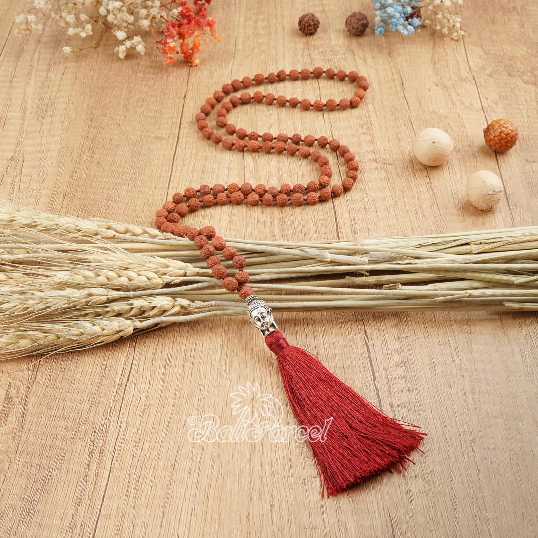 Buddha Rudraksha Mala Necklace
