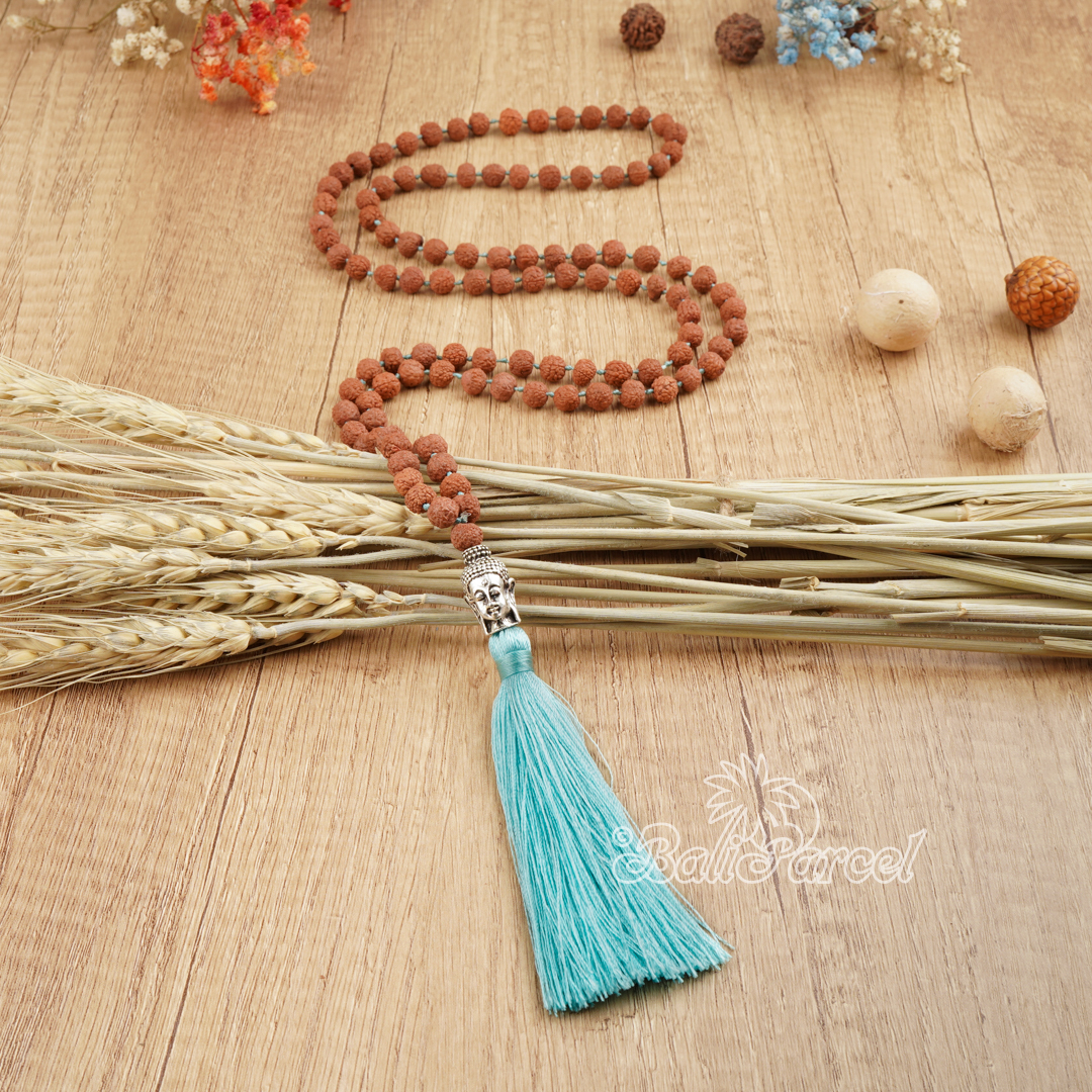 Buddha Rudraksha Mala Necklace