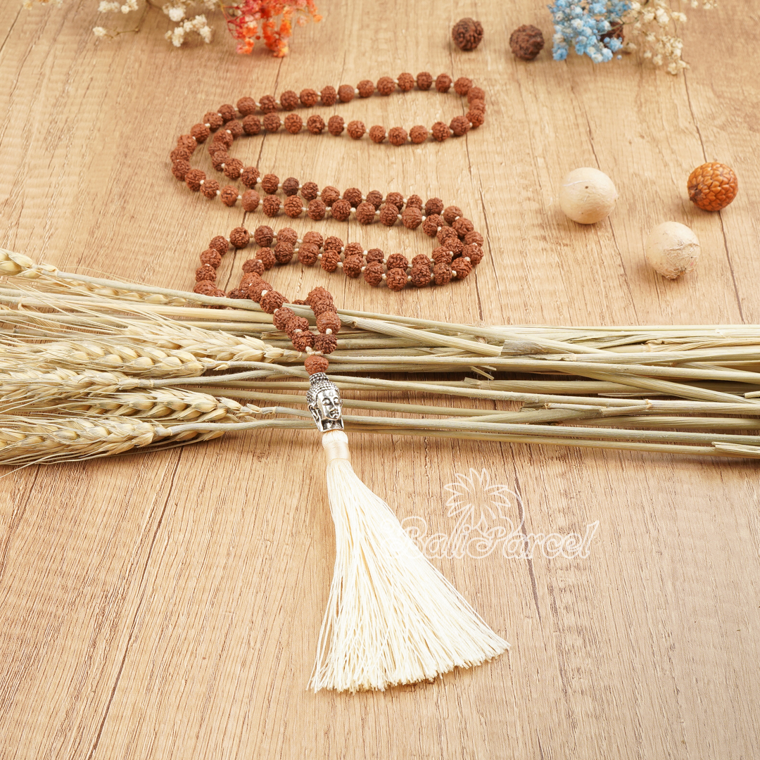 Buddha Rudraksha Mala Necklace