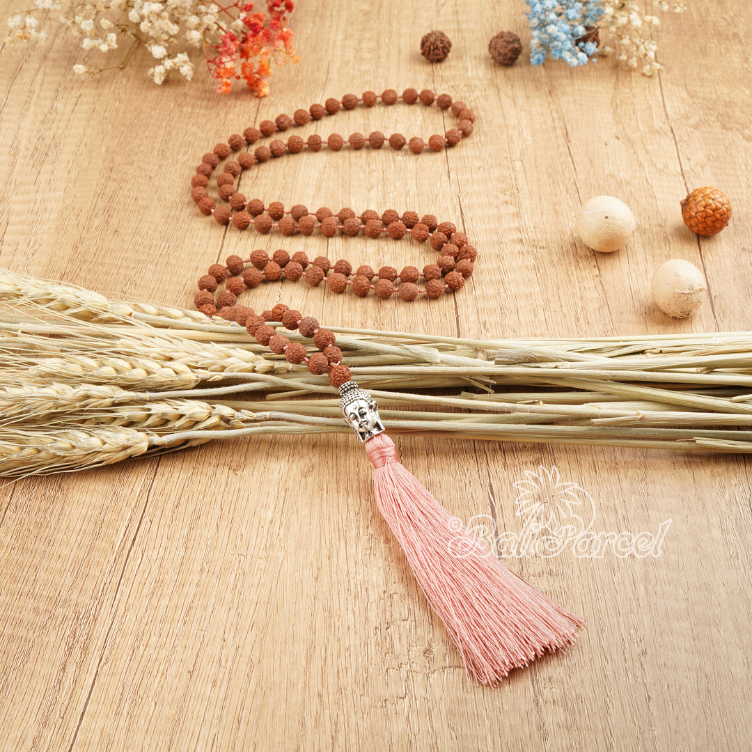Buddha Rudraksha Mala Necklace