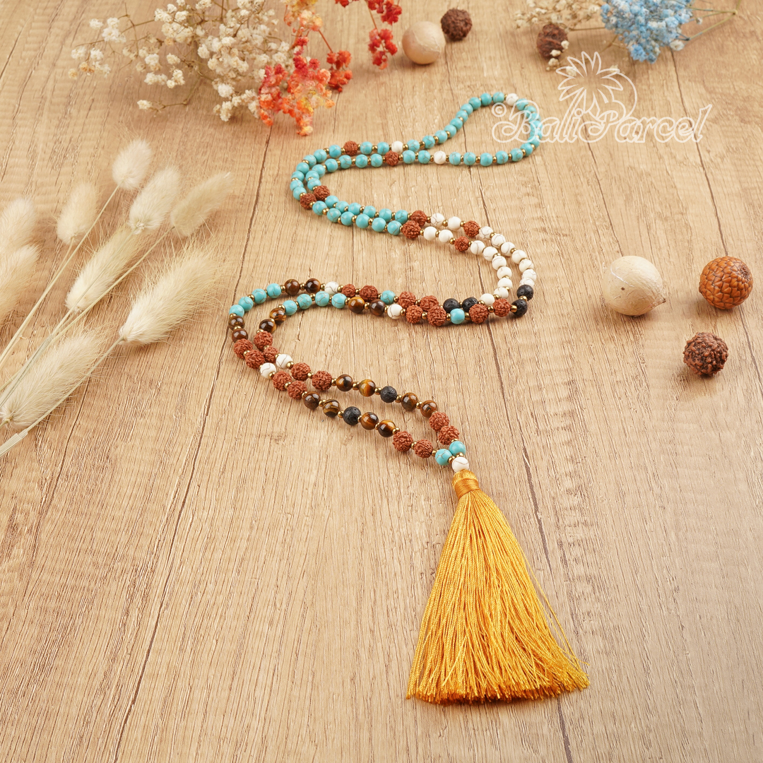 Rudraksha Mala Necklace