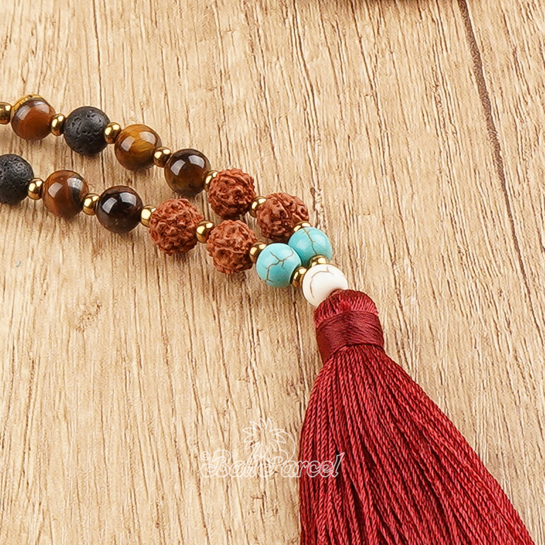 Rudraksha Mala Necklace