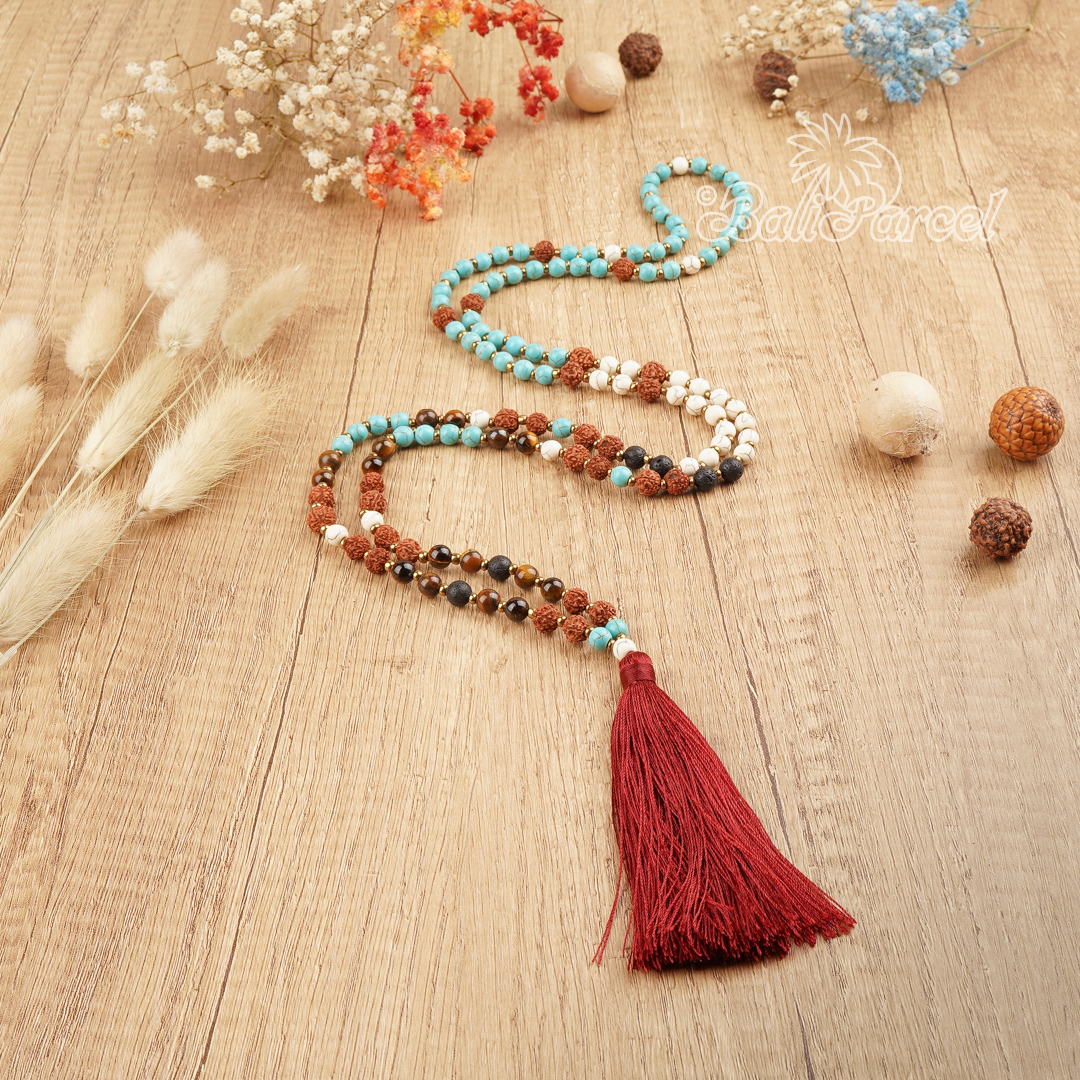 Rudraksha Mala Necklace