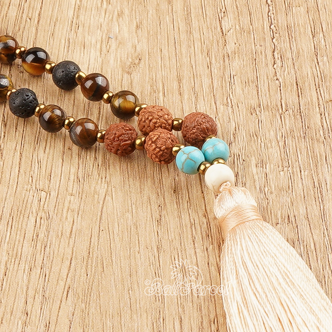 Rudraksha Mala Necklace