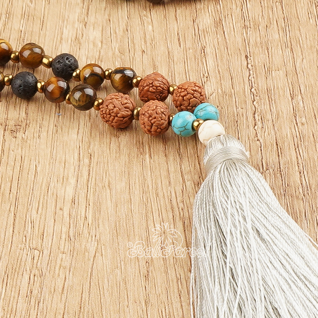 Rudraksha Mala Necklace
