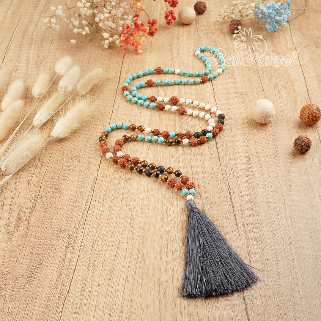 Rudraksha Mala Necklace