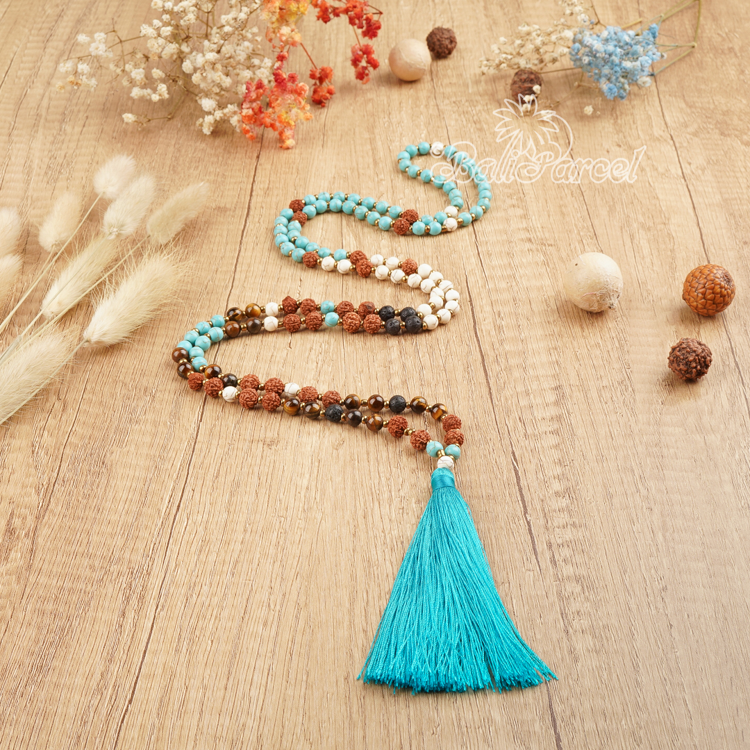 Rudraksha Mala Necklace