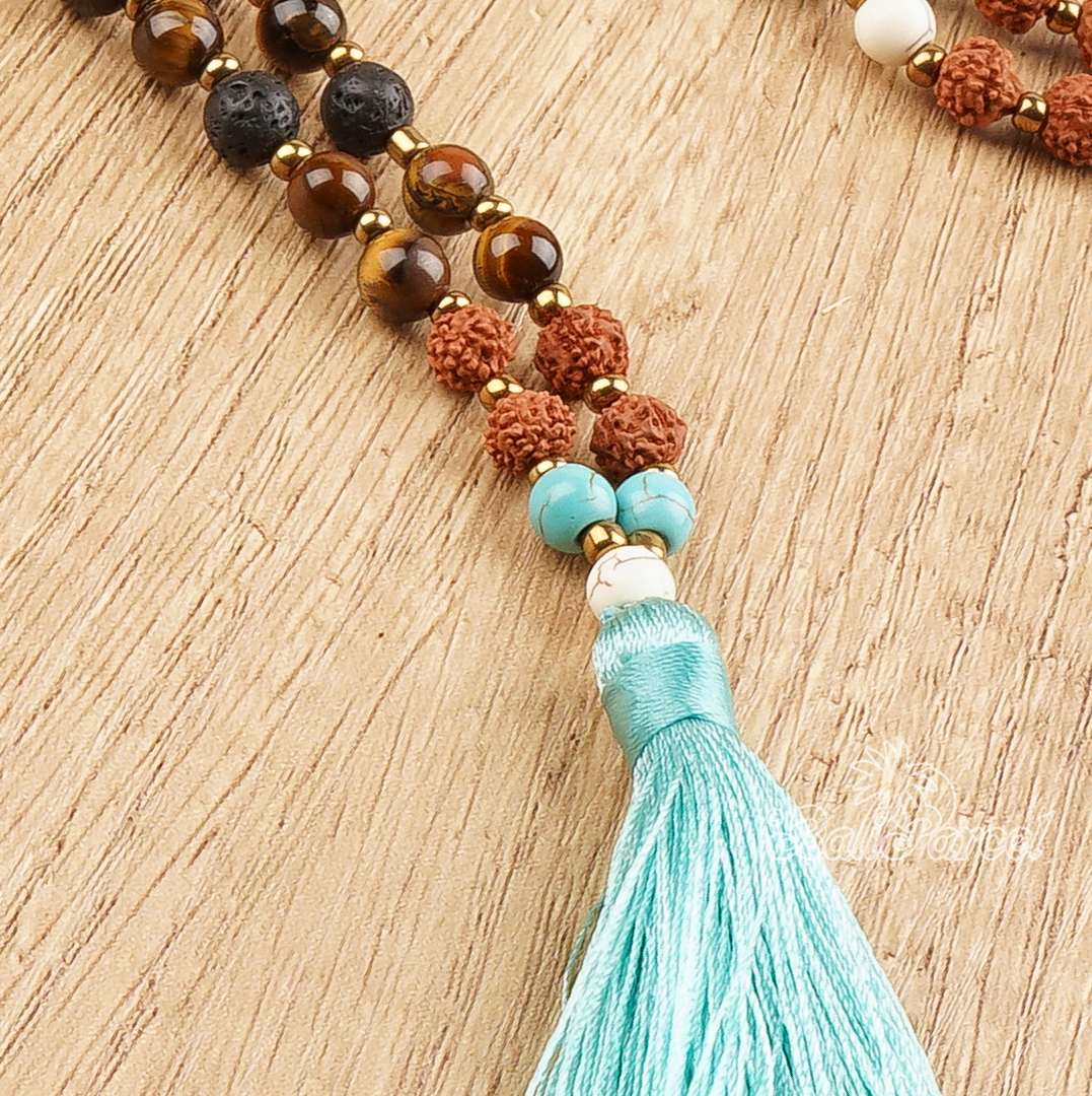Rudraksha Mala Necklace