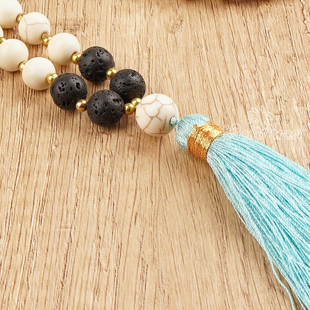 Cream Stone Necklace
