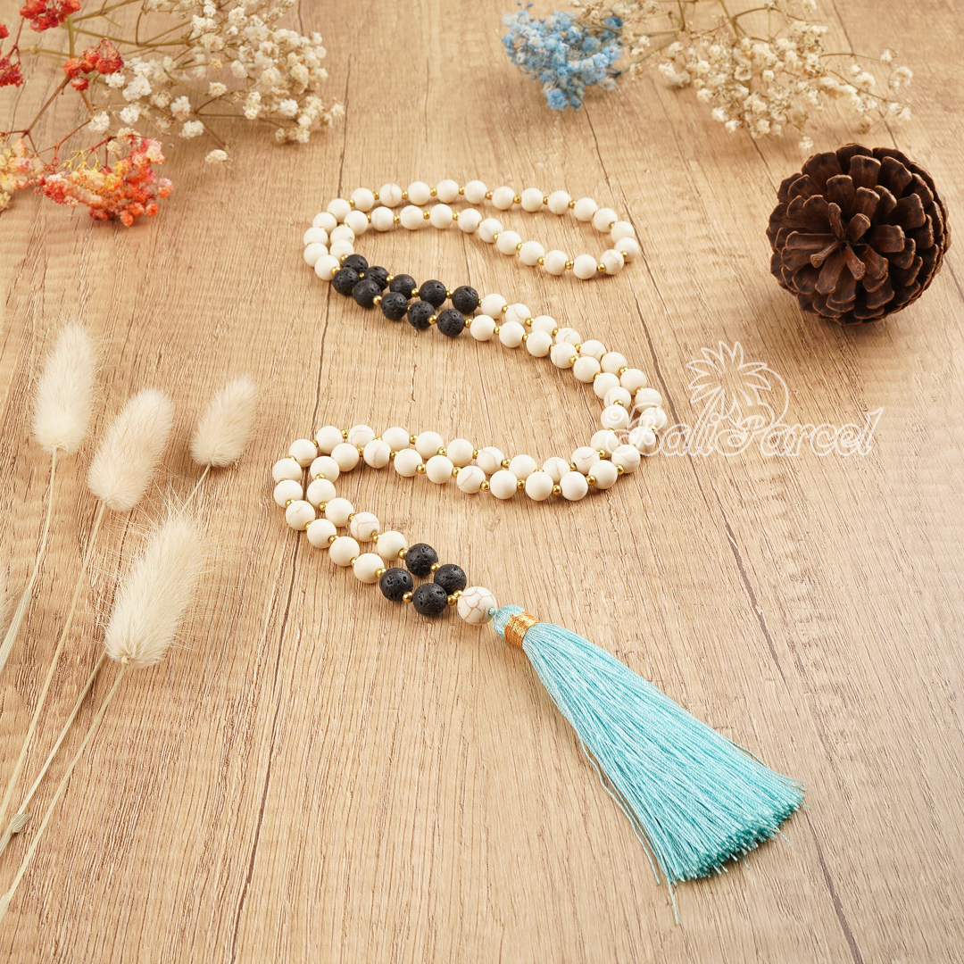Cream Stone Necklace