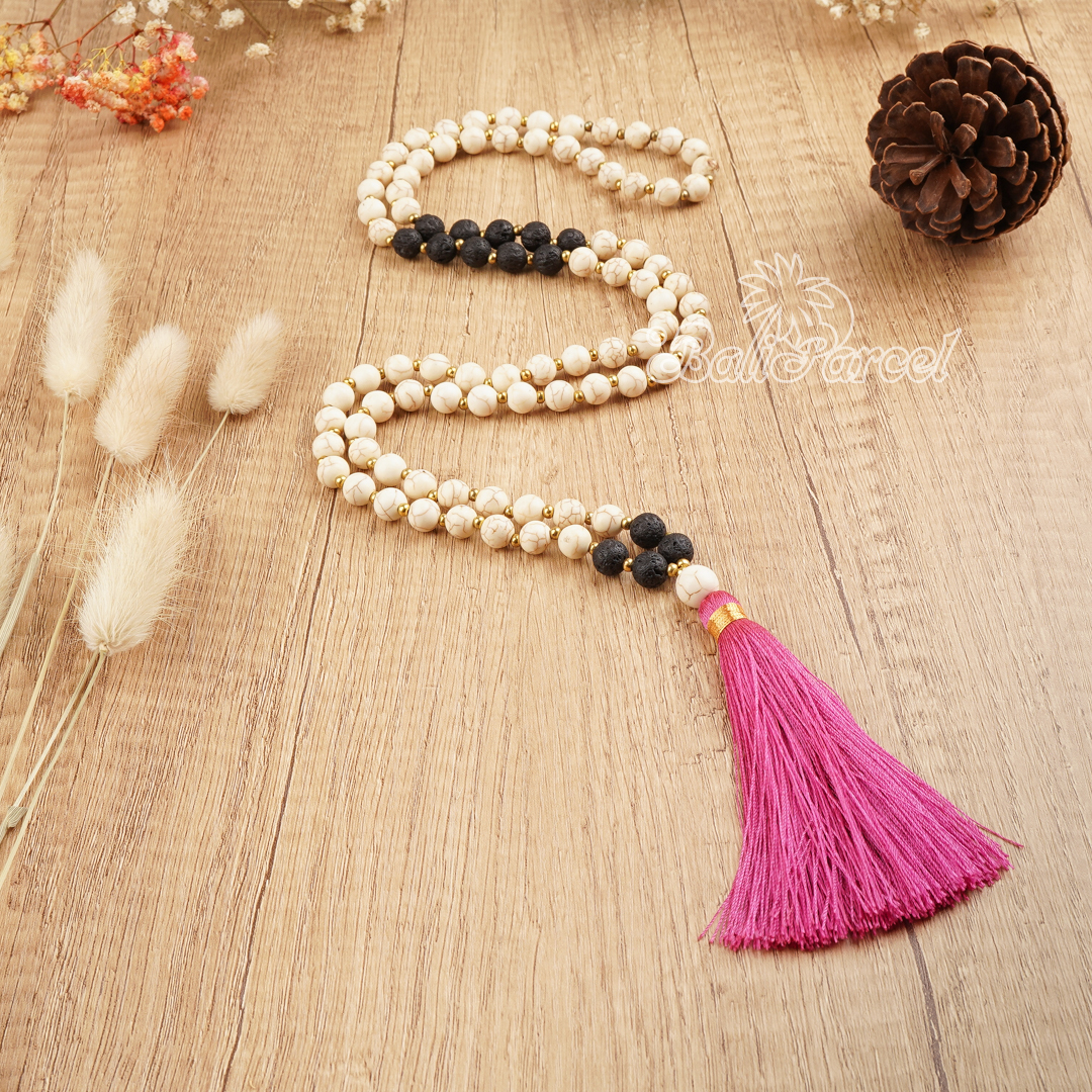 Cream Stone Necklace