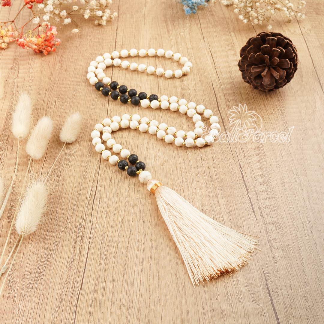 Cream Stone Necklace