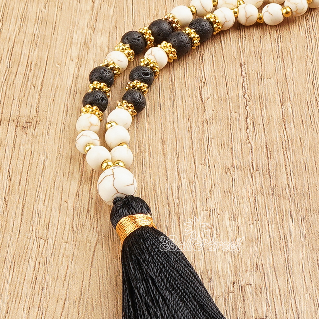 Cream Stone Necklace